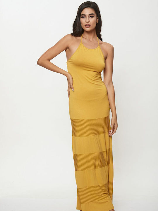 Zirgon Maxi Kleid Yellow