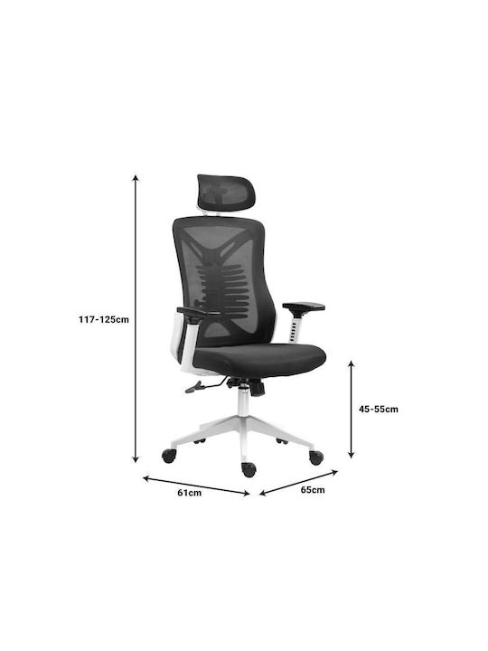 Pakketo Stuhl Exekutive mit Neigung und Verstellbaren Armen Andrew 275-000016 Charcoal