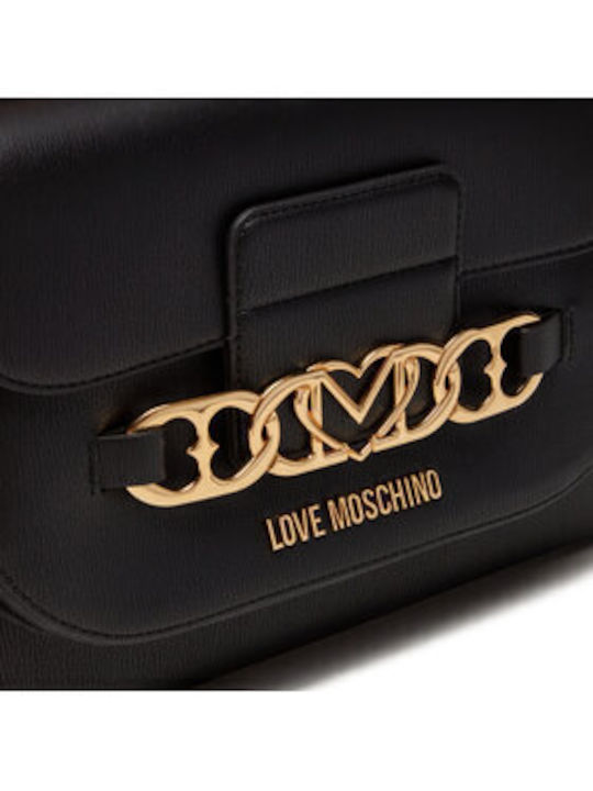 Moschino Γυναικεία Τσάντα Ώμου Μαύρη