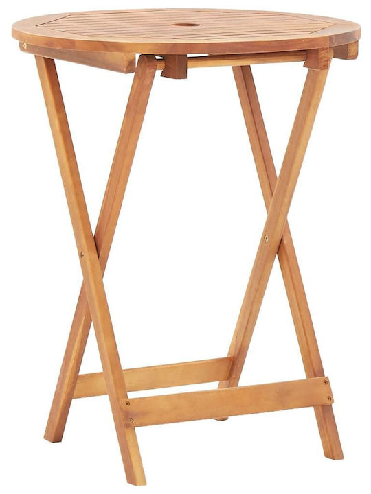 Garten- und Outdoor-Möbelsets 3 Stück Beige mit Sonnenschirmhalter