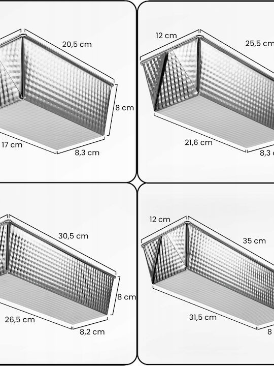 Kadax Cake Baking Pan 4pcs