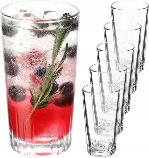 Kadax Set de pahare pentru apa din Sticlă 340ml 6buc