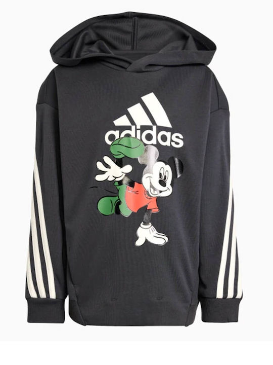 Kids Sweatshirt with Hood and Pockets Grey Disney Mickey Mouse