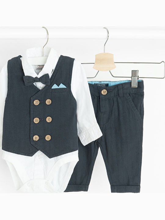 Kids' Set with Pants Winter 2pcs White