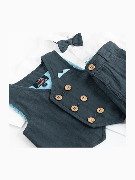 Kids' Set with Pants Winter 2pcs White