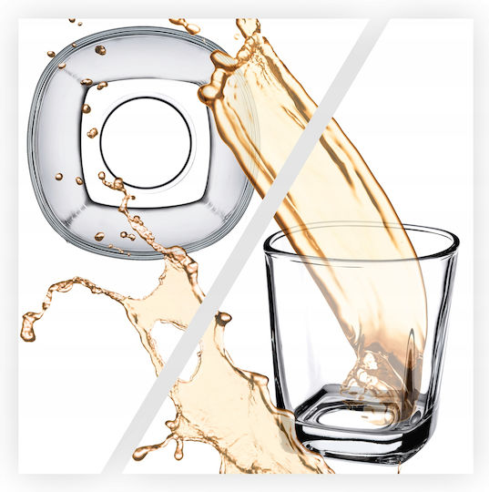 Kadax Set Brillen Wasser Martini Cocktail Glas 250ml 6 Stück