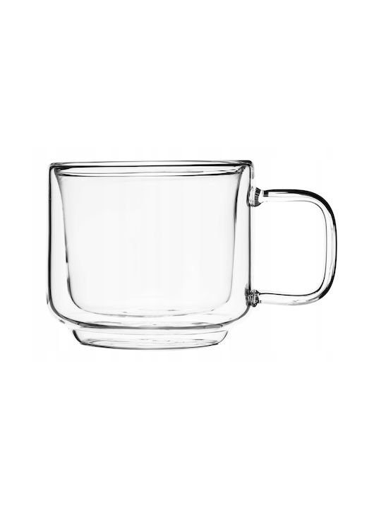 Kadax Tasse Glas Transparent 4Stück