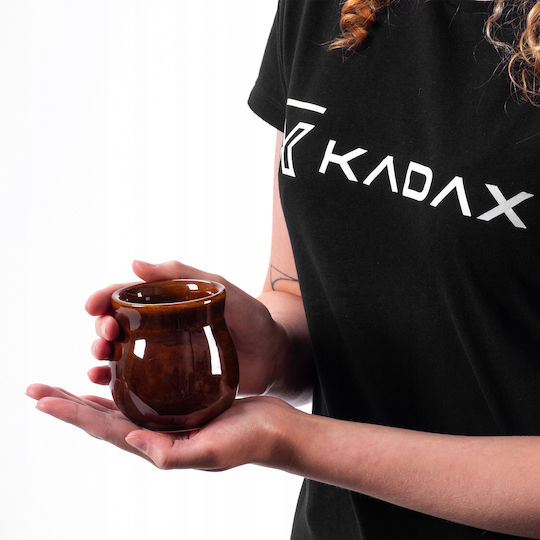 Kadax Schimbare de căldură Cană Ceramică Maro 250ml 2buc