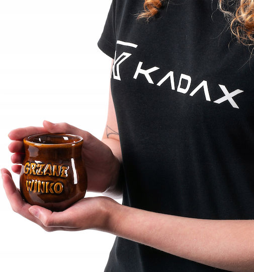 Kadax Wärmewechsel Becher Keramik Braun 250ml 4Stück