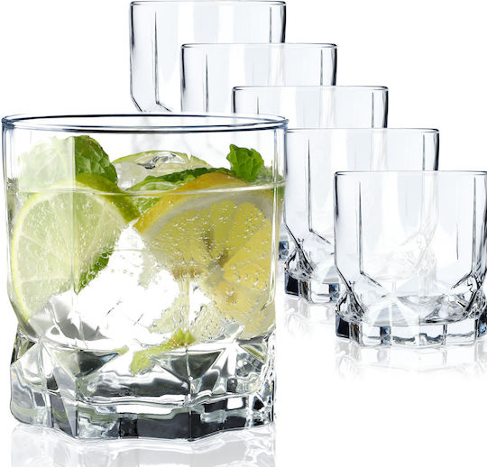 Kadax Σετ Ποτήρια Νερού / Ουίσκι / Martini / Κοκτέιλ Γυάλινα 325ml 12τμχ