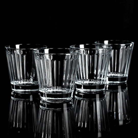 Kadax Set Gläser Wasser aus Glas 175ml 4Stück