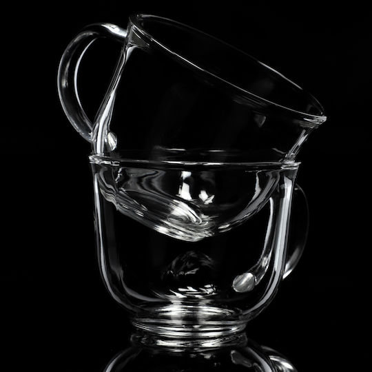 Kadax Set of Glasses Coffee/Freddo made of Glass 480ml 2pcs