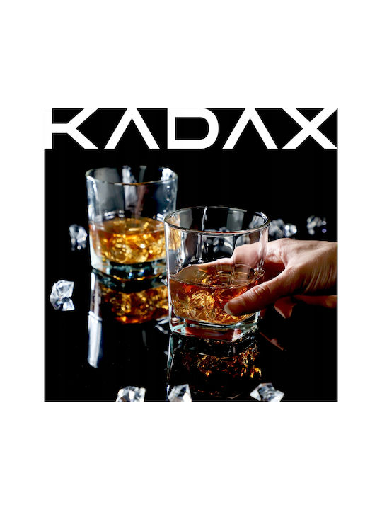 Kadax Set de Pahare Whiskey din Sticlă 270ml 4buc