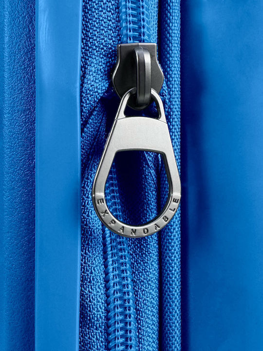 Bg Berlin Expandable Μεσαία Βαλίτσα Ταξιδίου Σκληρή Soda Blue με 4 Ρόδες Ύψους 66εκ.