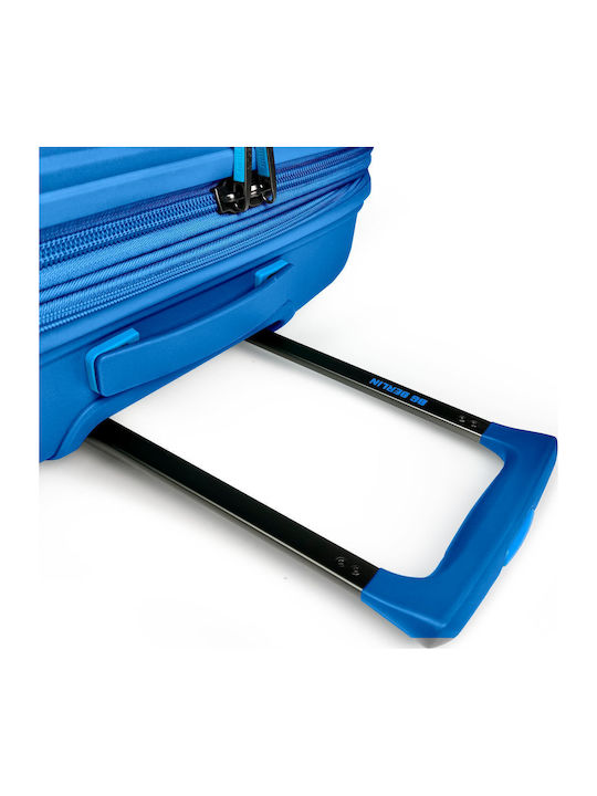 Bg Berlin Expandable Μεσαία Βαλίτσα Ταξιδίου Σκληρή Soda Blue με 4 Ρόδες Ύψους 66εκ.