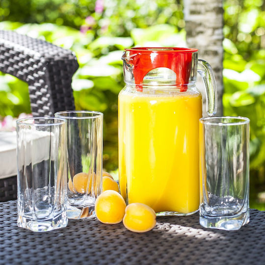 Kadax Set Gläser Wasser / Cocktail/Trinken aus Glas 380ml 12Stück