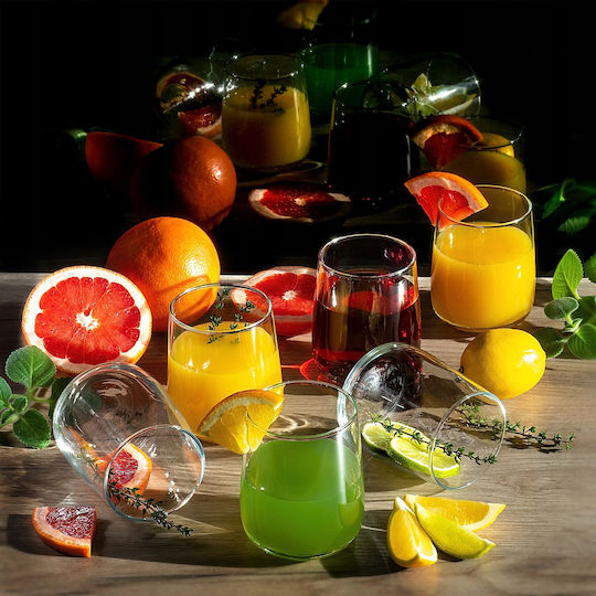 Kadax Set Pahare Pentru Apă Whiskey Cocktail Din Sticlă 330ml 6 Bucăți