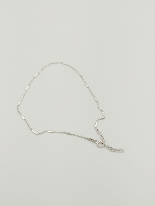 Rt24 Platinum-Plated Silver Anklet Extension