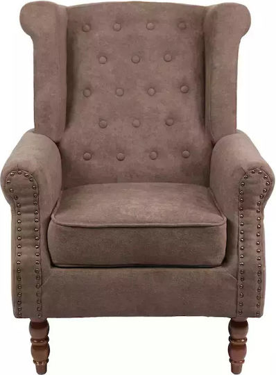 Piore Sessel Dark Walnut Brown 77x80x106cm