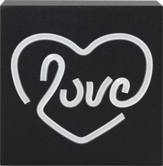 BigBen Connected Neon Bluetooth-Lautsprecher 15W mit Akkulaufzeit bis zu 8 Stunden Love