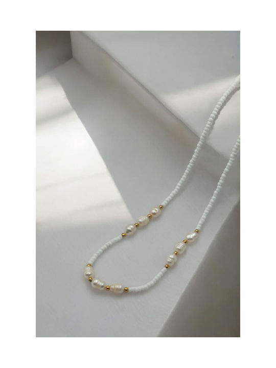 Necklace from Gold Plated Steel