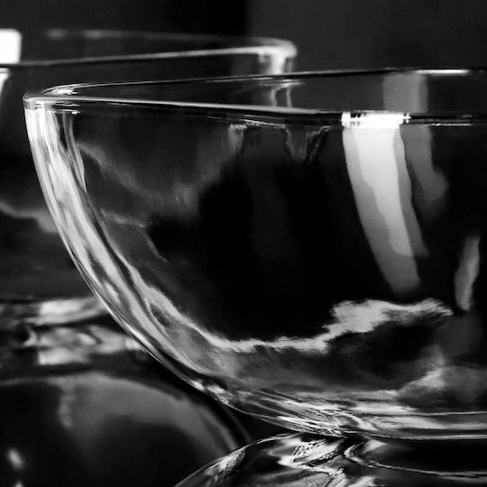 Kadax Salatschüssel Glas Transparent 16x16cm 2Stück