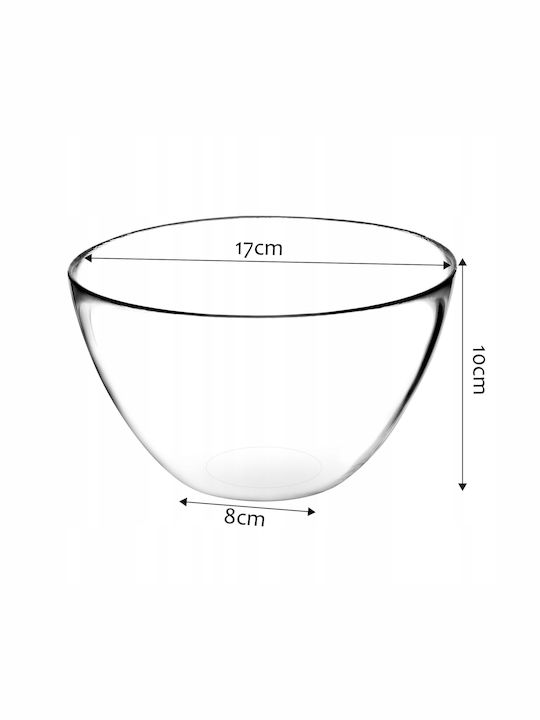 Kadax Glass Salad Bowl Transparent