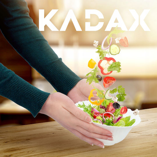 Kadax Salatschüssel Glas Weiß 1Stück