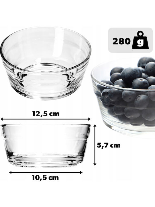 Kadax Salatschüssel Glas Transparent 1Stück