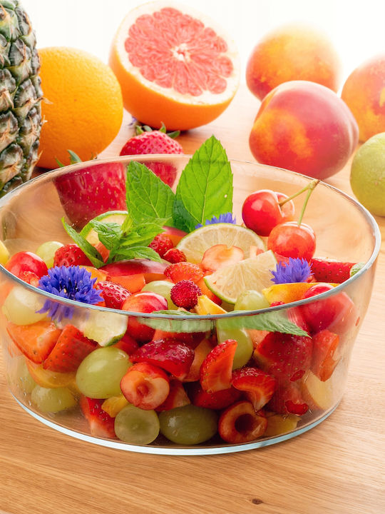 Kadax Glass Salad Bowl Transparent