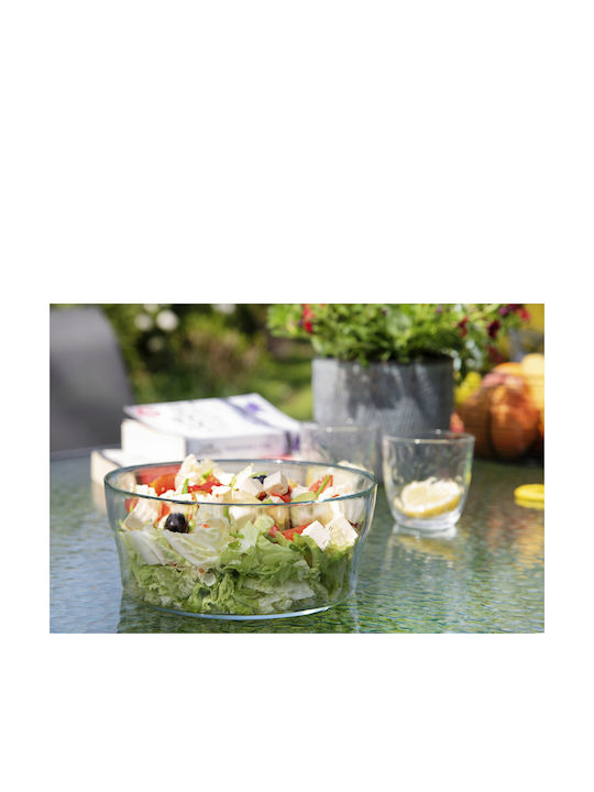 Kadax Glass Salad Bowl Transparent