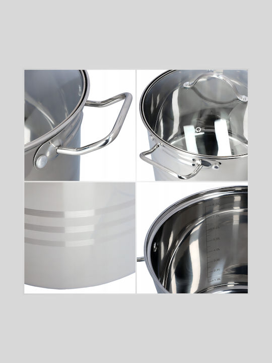 Kadax Ανοξείδωτη Κατσαρόλα Μαρμίτα 9lt / 24cm