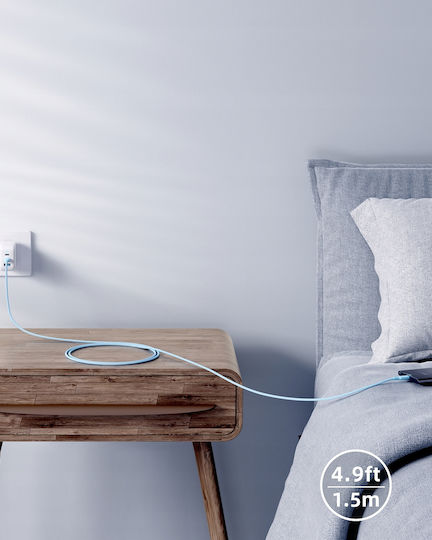 Innostyle Плетен USB 2.0 Кабел USB-C Мъжки - USB-C 240W Захранване (PD) Черен 2м ICC240BLK