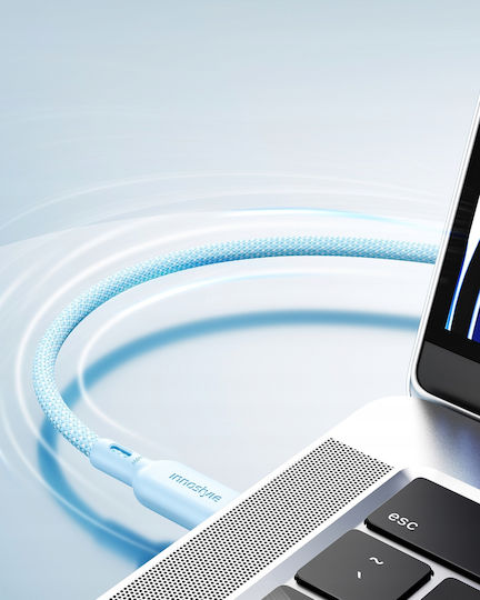 Innostyle USB 2.0 Кабел USB-C Мъжки - USB-C 240W Захранване PD Син 2м ICC240BB