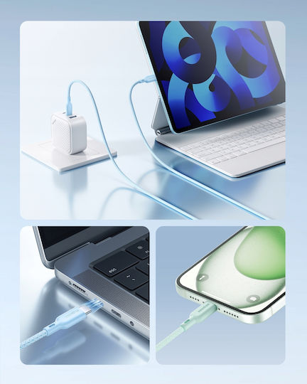 Innostyle USB 2.0 Kabel USB-C männlich - USB-C 60W PD Grüne 2m ICC150GN