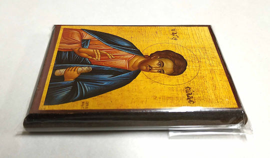 Saint Apostle Silas "Icon Framed Category Paper Krn No 00 Dimension 6.5cm X 9.5cm" Wood Mdf Icon S&k Byzantine Icons