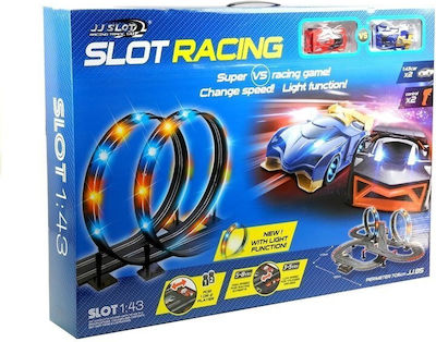 Rennstrecke 2 Slot Cars 1:43 Loop Lichter