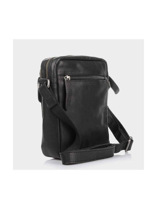 The Chesterfield Brand Leather Men's Bag Shoulder / Crossbody Black