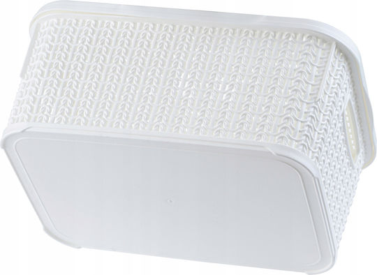 Kadax Montat pe perete Raft Baie Plastic Albă