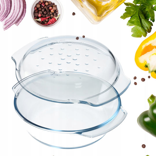 Kadax Dutch Oven Round Glass 2.4lt 1pcs
