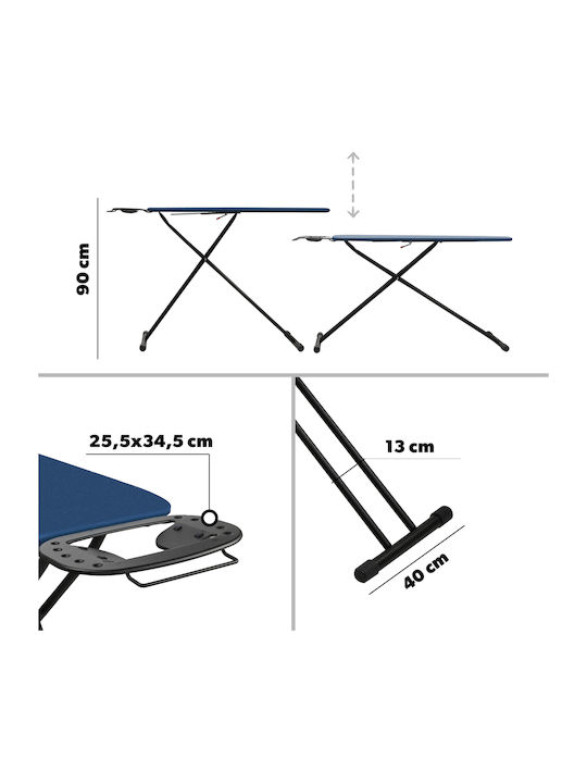 Kadax Σιδερώστρα για Σίδερο Ατμού Σπαστή 120x38cm