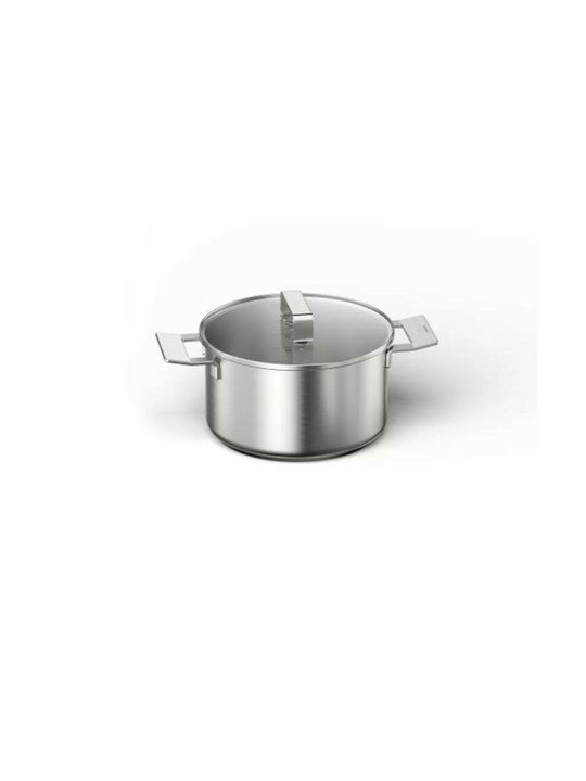 Bosch Cookware Set Made of Stainless Steel Silver with Non-Stick Coating 4 Pieces