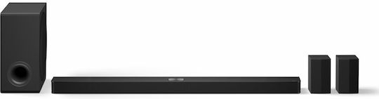 LG Soundbar 7.1.2 Bluetooth, HDMI și Wi-Fi 450W cu Telecomanda Negru S90TR.DEUSLLK