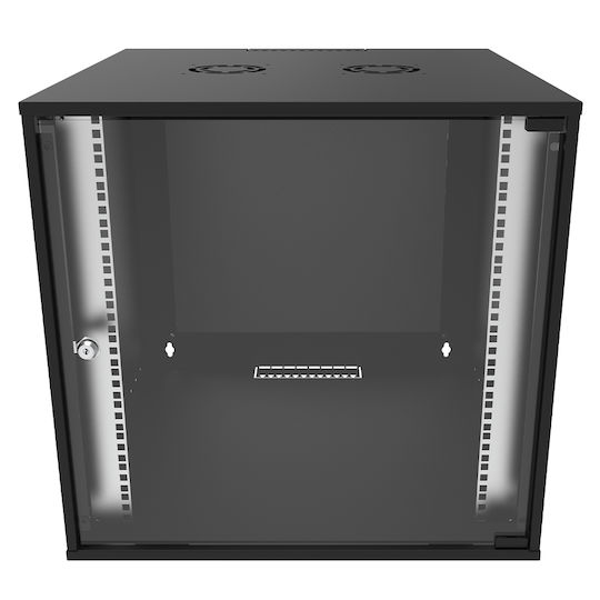 Canovate Wall Mounted Rack Cabinet 9U 55x40cm Black WC1S-9-09J4A-BC