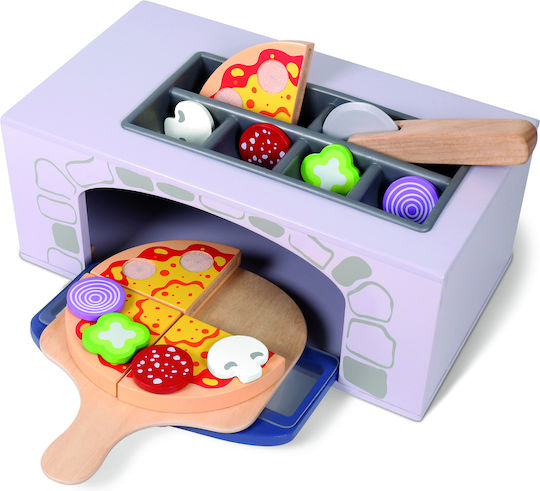 Wooden Pizza Oven + Accessories Kitchen Ecotoys