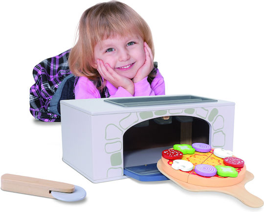 Wooden Pizza Oven + Accessories Kitchen Ecotoys