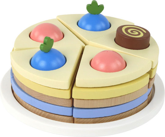 Wooden Cake Slice Puzzle 8 Pieces