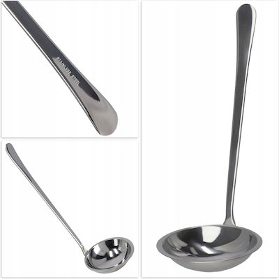 Kadax Deep Spoon Soup Metallic Silver 1pcs