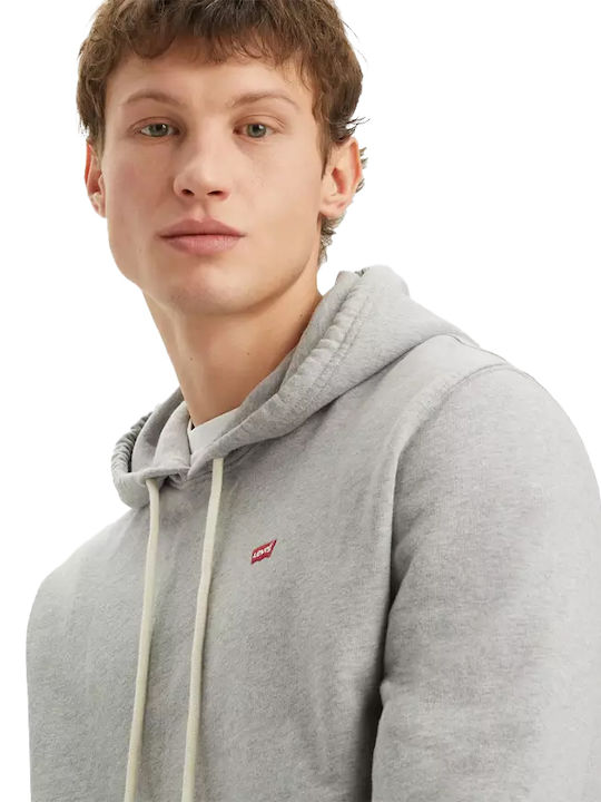Housemark Sweatshirt with Hood Mid Tone Gray