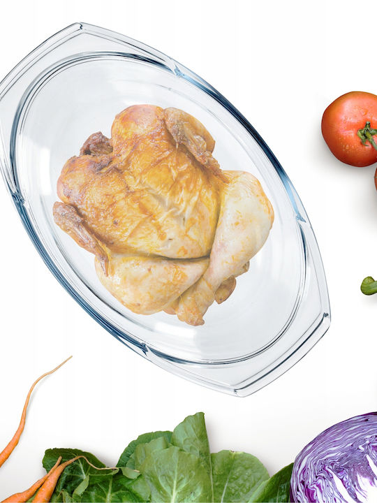 Kadax Γάστρα Οβάλ Γυάλινη 2.9lt